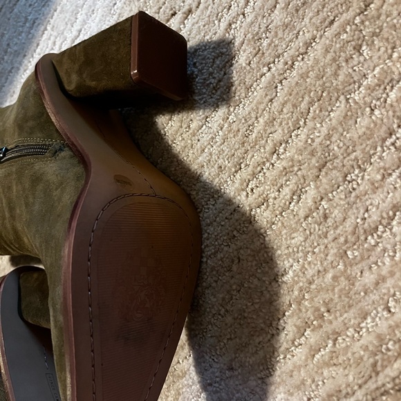Vince Camuto olive green Suede Leather Boots - Picture 6 of 6